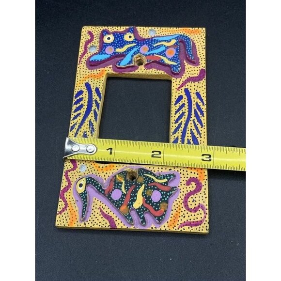 Pepe Santiago Alebrije Single Decora Switch Plate Cover Hand Painted Mexico - Picture 11 of 12